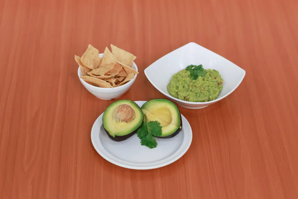 Guacamole preparado en La Tapatía